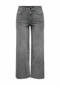 MIT WEITEM BEIN ONLANN-MADISON HOHE TAILLE - Széles szárú - medium grey denim