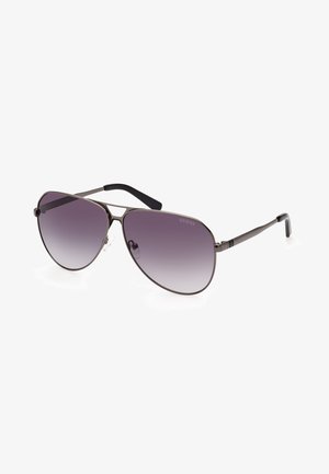 Guess PILOTFORM - Sonnenbrille - glänzender anthrazit