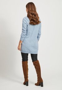 VILA Chaqueta de punto - mottled light blue