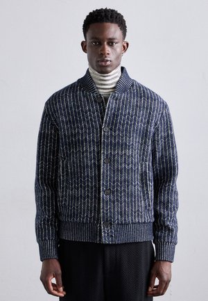 JACKET - Blouson Bomber - blue/grey
