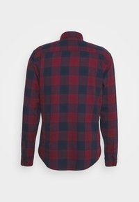 JACK & JONES heren Overhemd Jjegingham Twill Shirt L/S Noos, Brick Red/Fit: slim fit, S