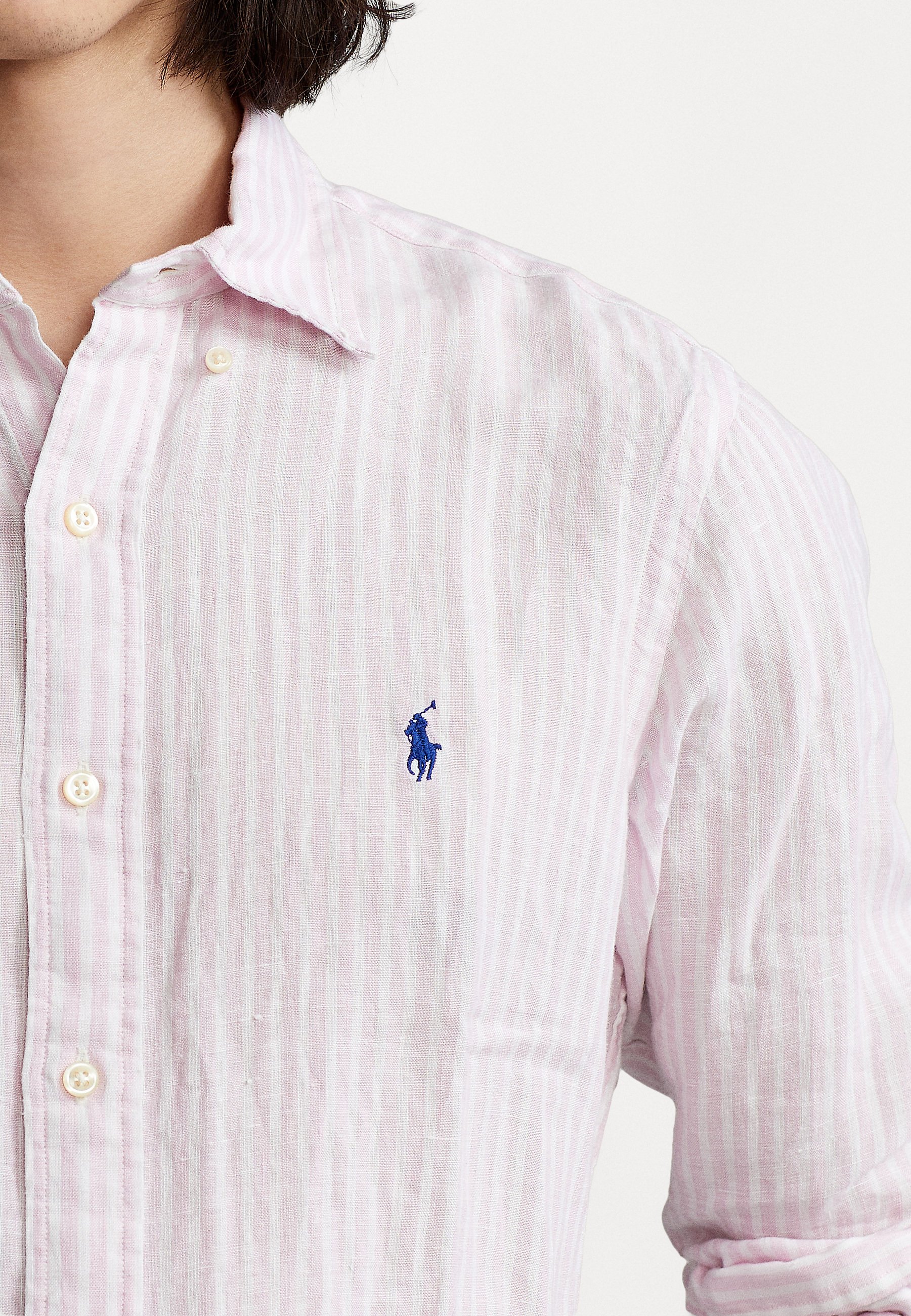 Polo Ralph Lauren CUSTOM FIT STRIPED LINEN SHIRT - Shirt
