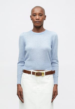 PUFF SLEEVE CREW - Strickpullover - heaven scent