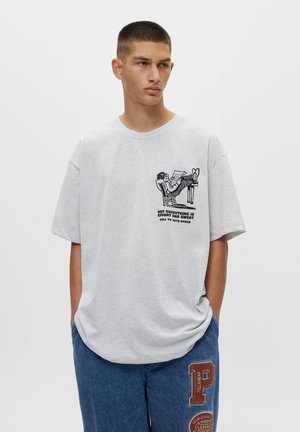 GRAPHIC - Print T-shirt - grey