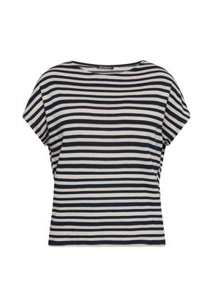 Betty Barclay, BETTY BARCLAY MIT U-BOOT-AUSSCHNITT STREIFENSHIRT - T-shirt imprimé - dark blue nature
