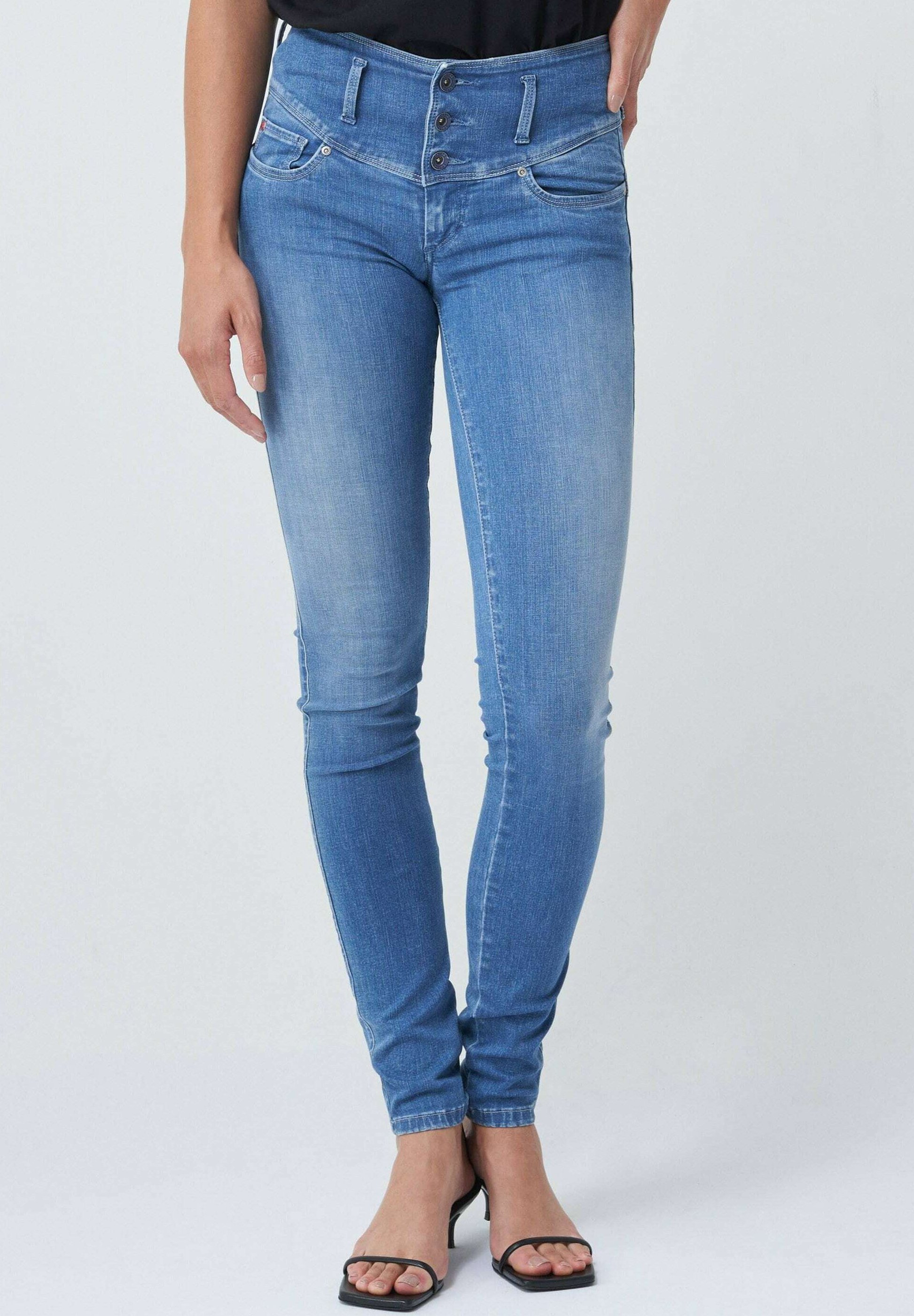 Vaqueros Mystery Push Up slim oscuros | Vaqueros Salsa Jeans