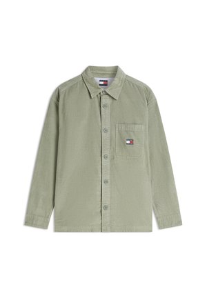 Tommy Jeans, TOMMY JEANS OVERSHIRT - Lichte jas - lind