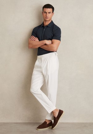 Reiss REGULAR FIT EARL SHORT SLEEVE - Bluză polo - navy