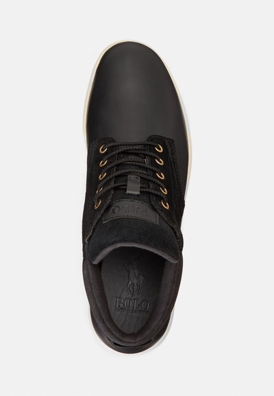 Polo Ralph Lauren WATERPROOF LEATHER SUEDE TRAINER BOOT - Vysoké tenisky - black