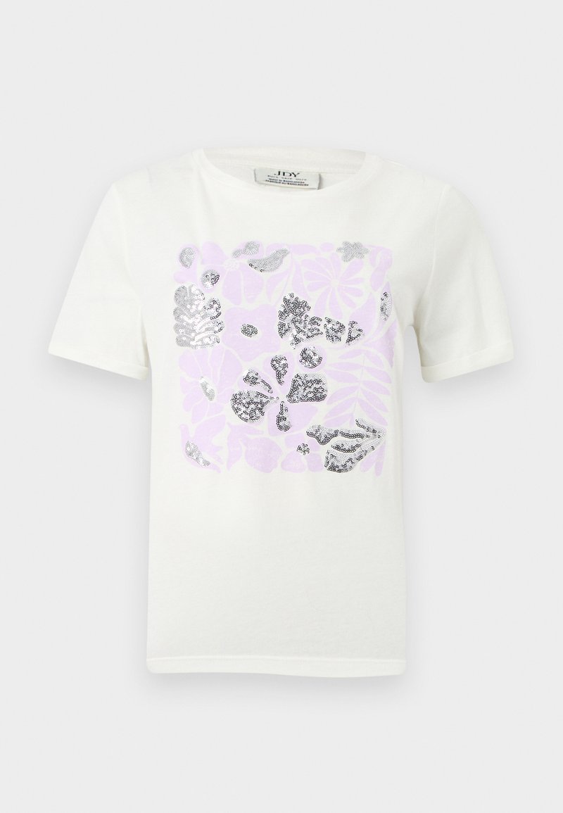 JDY T-shirt print beige