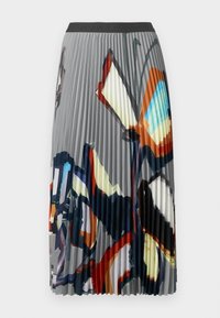 CHARMING - Klostuotas sijonas - grey