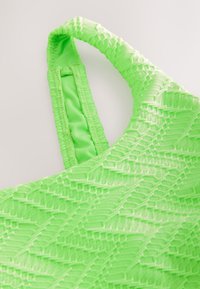 Non sélectionné, bright green zigzag textured