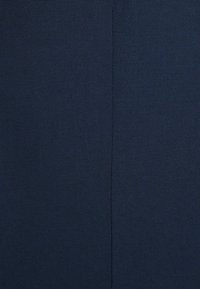 Navy blue fabric with a textured finish, featuring a straight seam down the center. Material appears dense and durable.