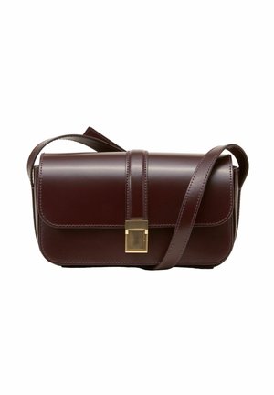 SMALL MIT EDLEM KLAPPVERSCHLUSS - Sac bandoulière - dark aubergine