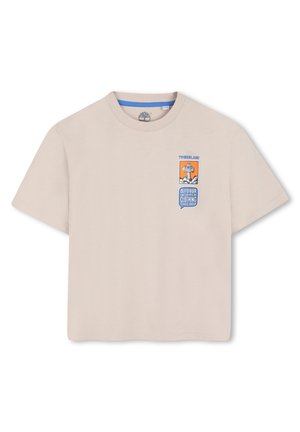 SHORT-SLEEVED - T-shirt print - pale stone