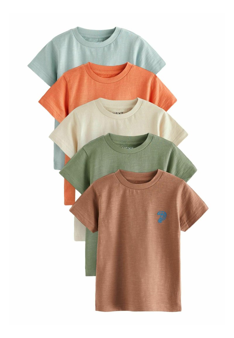 Next 5 PACK SHORT SLEEVE - T-paita - neutral