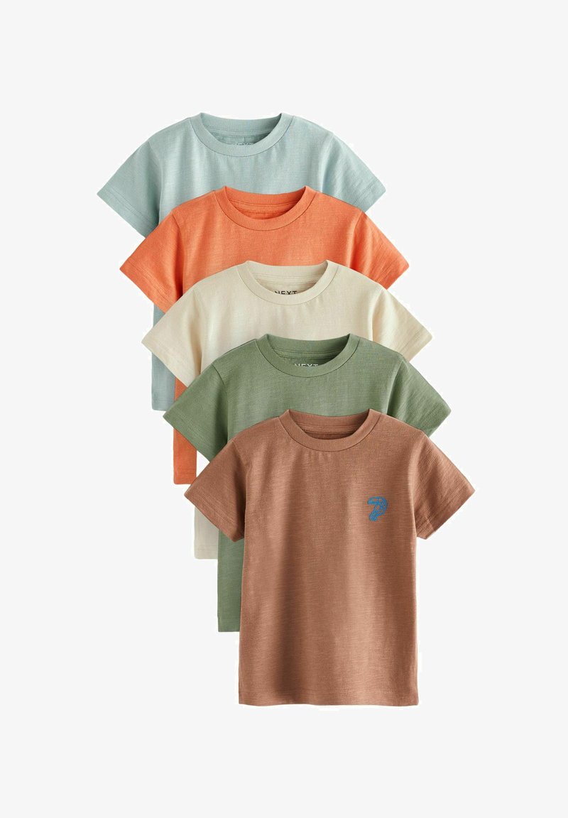 Next 5 PACK SHORT SLEEVE - T-shirts basic - neutral