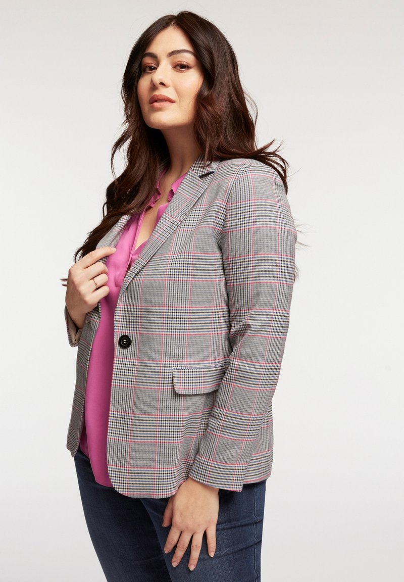 Damen Leichte Jacken | Fiorella Rubino CON ESTAMPADO PRÍNCIPE DE GALES Blazer rosa/pink - JX01907 Damen Leichte Jacken | Fiorella Rubino CON ESTAMPADO PRÍNCIPE DE GALES Blazer rosa/pink - JX01907