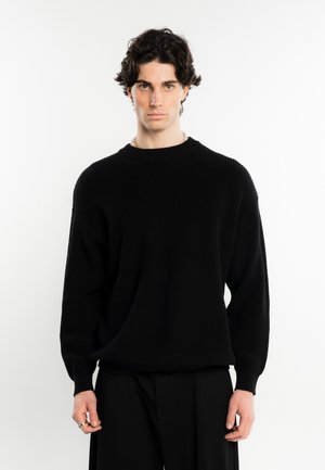 Another Cotton Lab, ANOTHER KNIT SWEATER - Pullover - black