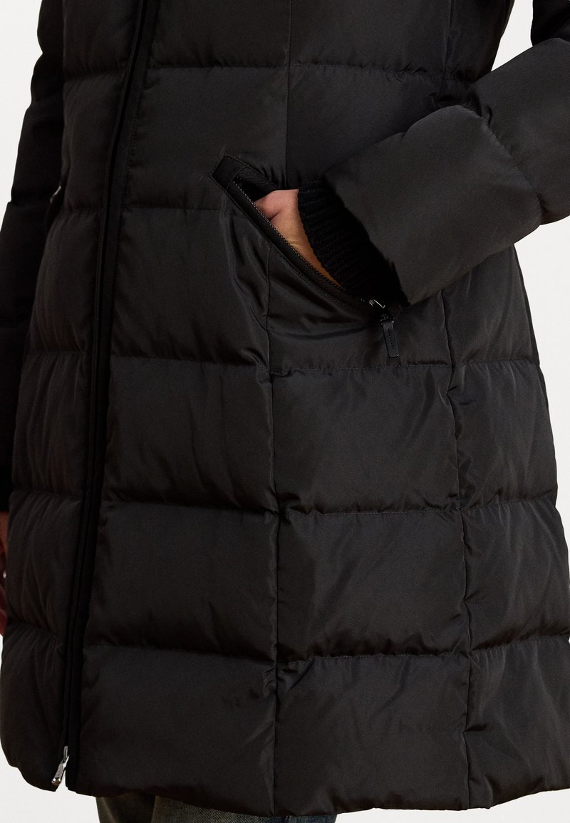 Lauren Ralph Lauren CREST PATCH HOODED QUILTED DOWN COAT