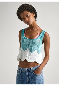 Pepe Jeans - GALLEY - Top - wave blue Immagine in miniatura 1