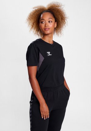 Hummel AUTHENTIC - Print T-shirt - black