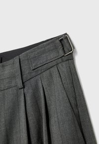 Stradivarius Broek - dark grey