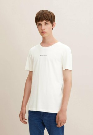 MIT PRINT - Print T-shirt - soft light beige