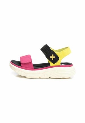 XTI, Sandalias con plataforma - fucsia