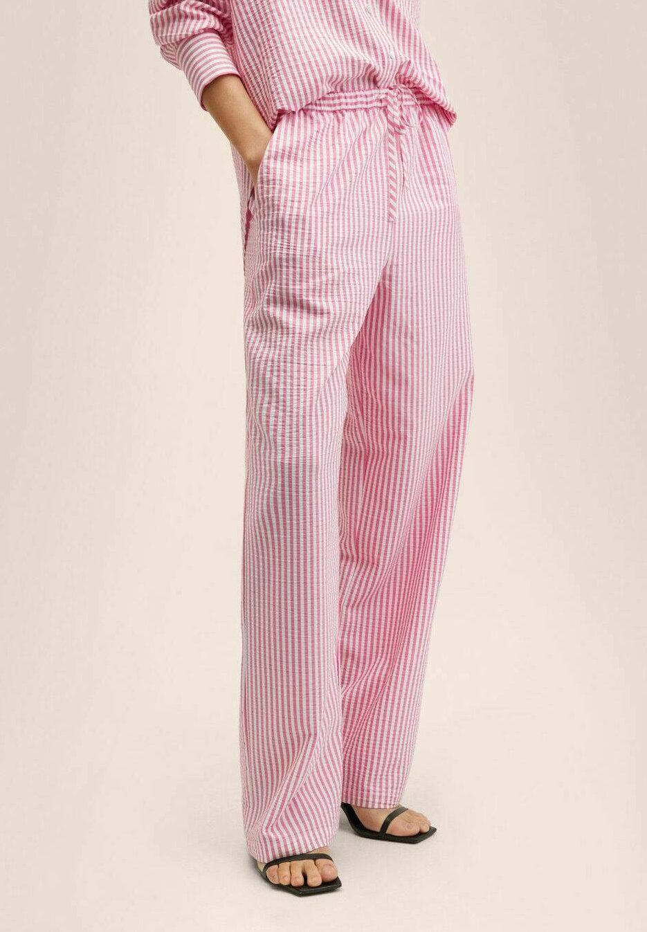 Mango SUCKER - Pantaloni sportivi - pink/fuxia - Zalando.it