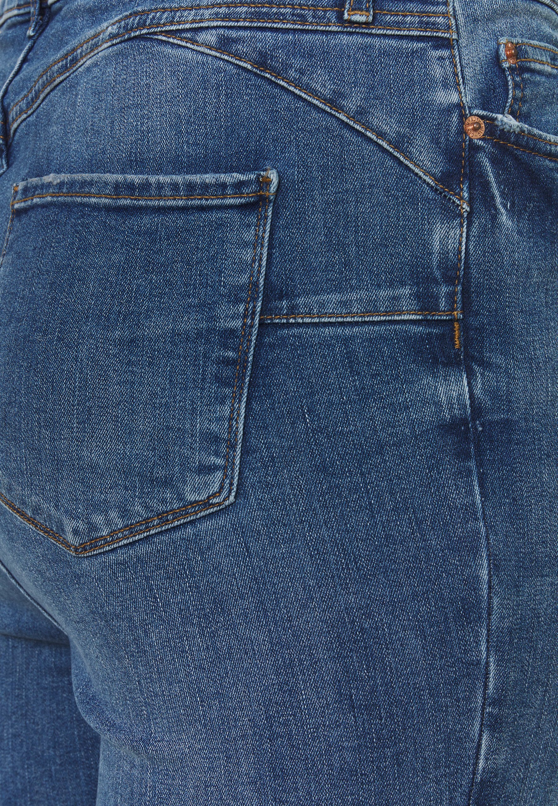 New Look Curves LIFT AND SHAPE Jeans Skinny Fit mid blue New Look Curves LIFT SHAPE - Jeans Skinny Fit - mid blue