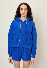 American Vintage BOBYPARK - Felpa con zip - bleu de prusse