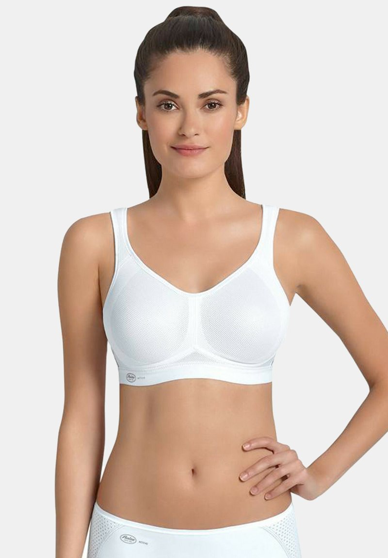 Nike Performance ALATE BRA - Reggiseno Sportivo Con Sostegno Elevato - White/(cool Grey)/bianco - Foto 12