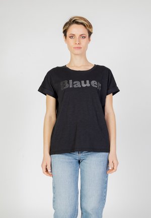 T-shirt con stampa - black