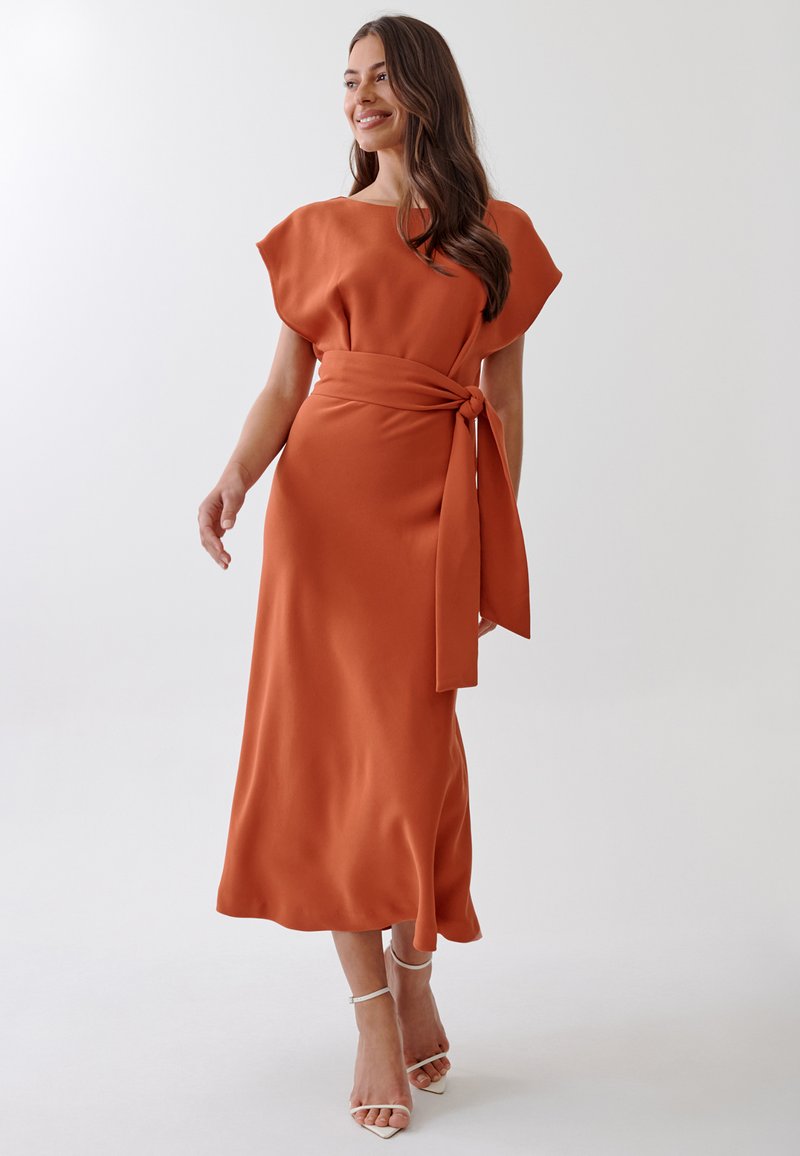 TUSSAH Kasdienė suknelė - burnt orange