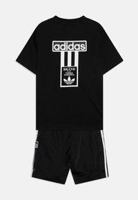 adidas Originals ADI BREAK TEE KIDS UNISEX SET - Shorts - black/white