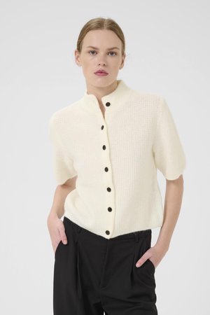 ALPHA - Kardigán - ivory