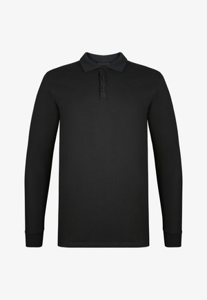 SIKSILK, LS BUTTON - Polo - black