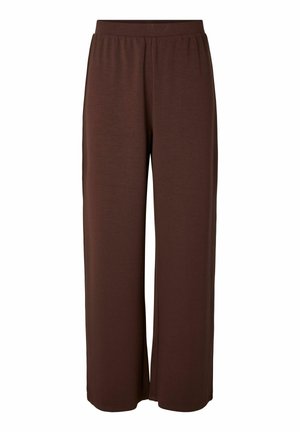 Pieces, SWEATPANTS PCPOLLY HW - Pantalon classique - chicory coffee