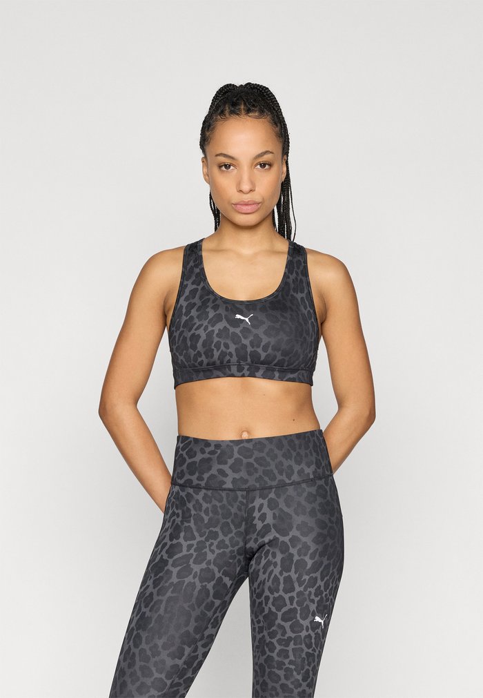 PUMA 4KEEPS BRA - Medium support sports bra - black