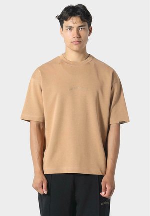 BRODERIE - T-shirt basic - tan