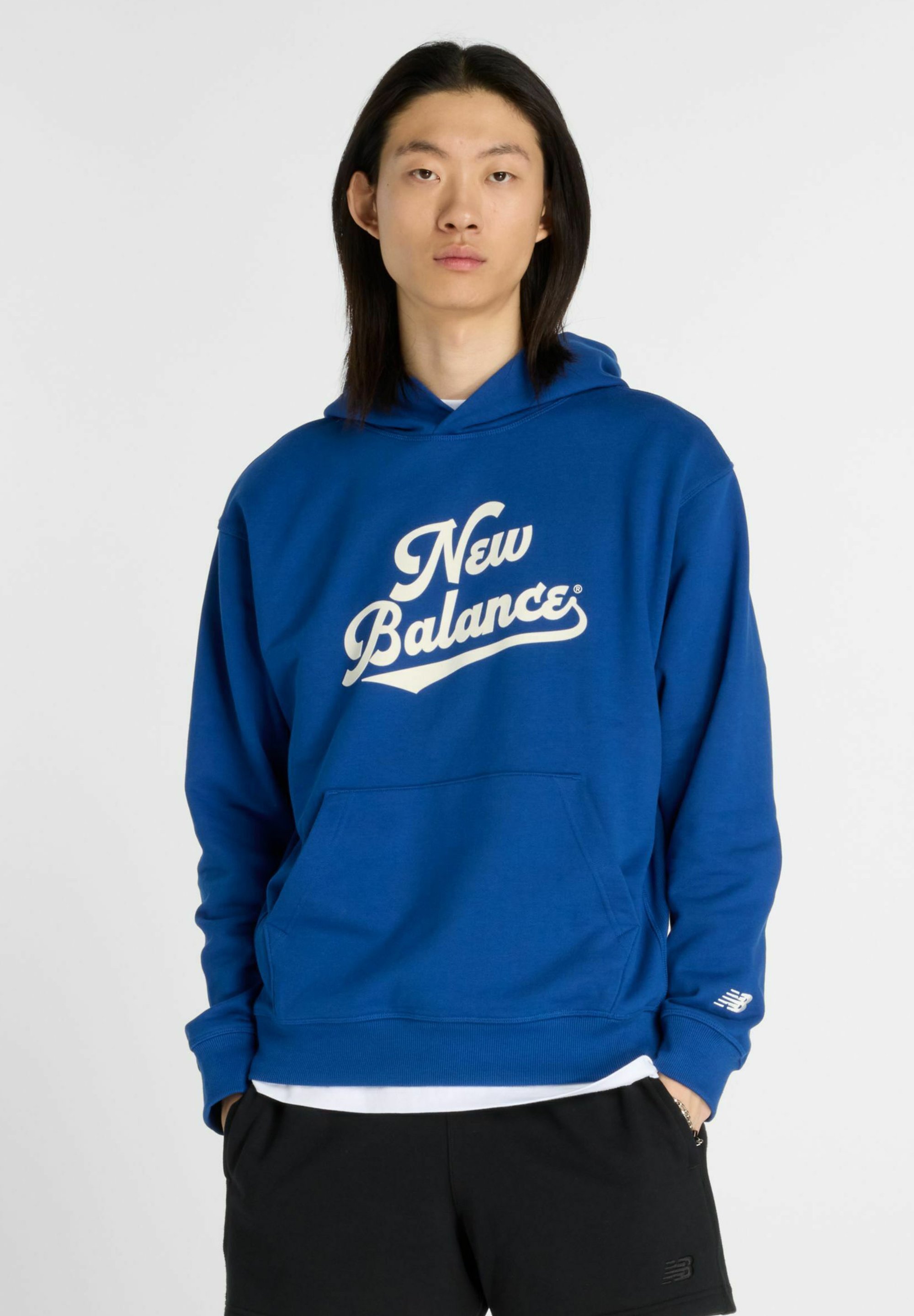 Generisch Bonanzarad - Felpa con cappuccio da uomo blu navy M