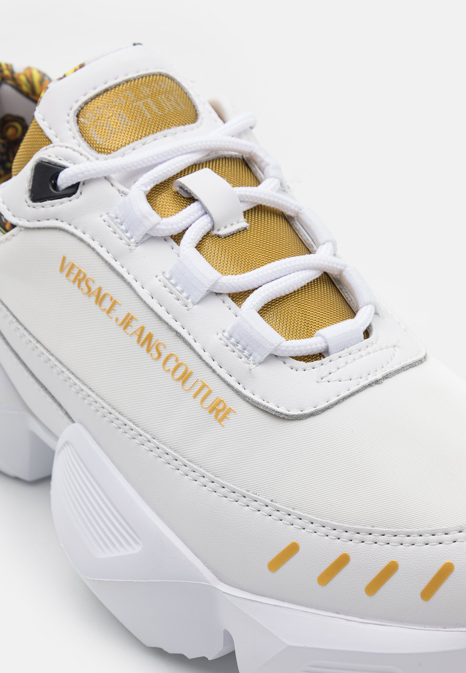 Versace Jeans Couture GRAVITY - Baskets basses - bianco/gold/blanc -  ZALANDO.FR