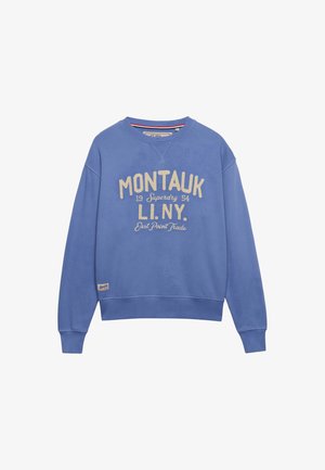 Superdry & Co, BEACH CLUB LOOSE CREW - Sweater - bleached denim blue