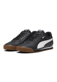 Puma TURINO SNEAKERS - Sportbačiai - black white silver