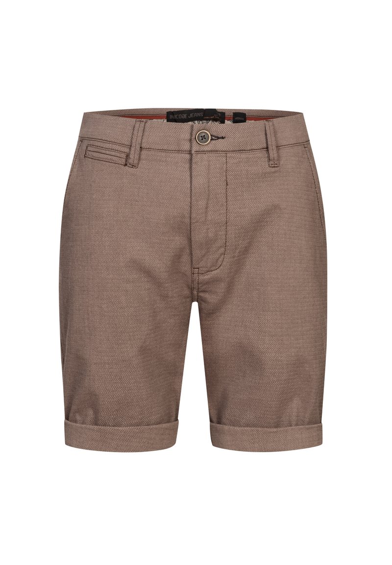 INDICODE JEANS Shorts donkerbruin