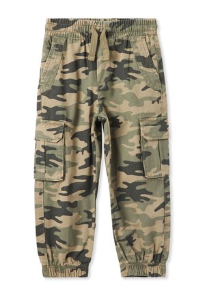 MIMETICI - Pantaloni cargo - var verde militare chiaro