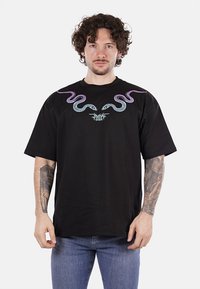 T-shirt con stampa - nero