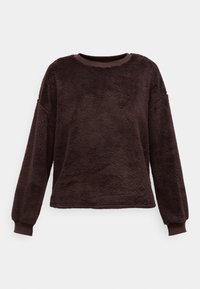 TOP FLUFFY - Pidžaama ülemine osa - cocoa brown