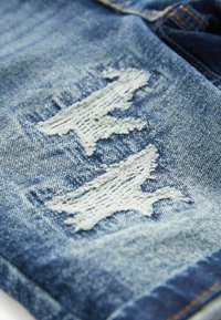 Next DISTRESSREGULAR FIT - Denimshorts - blue